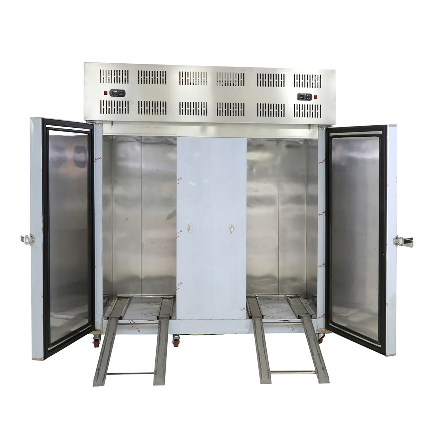 Stainless steel blast freezer chiller storage refrigeration unit with 30 trays