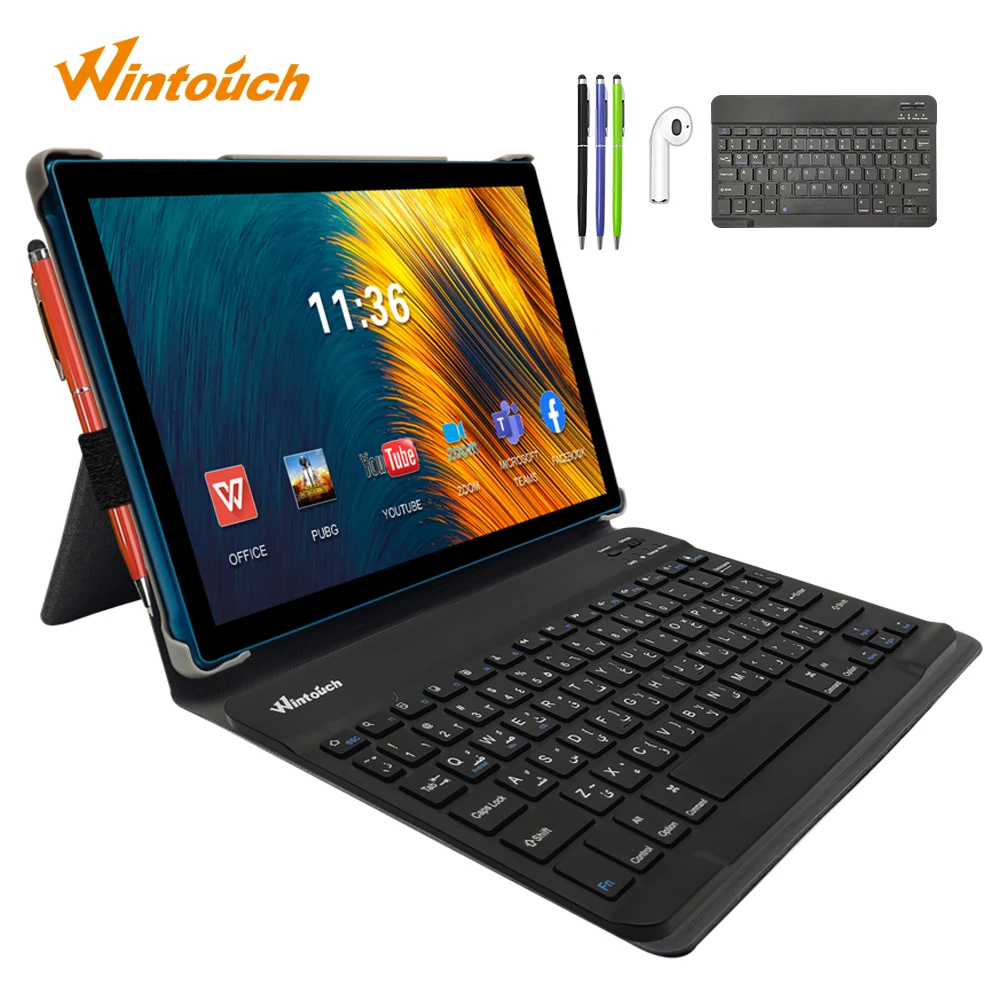 Oem Tablet Android Dual Sim Card Wifi 10.1 Inch 2 In 1 Notebook 10 Inch 1g Ram 32gb Rom Tablet Pc