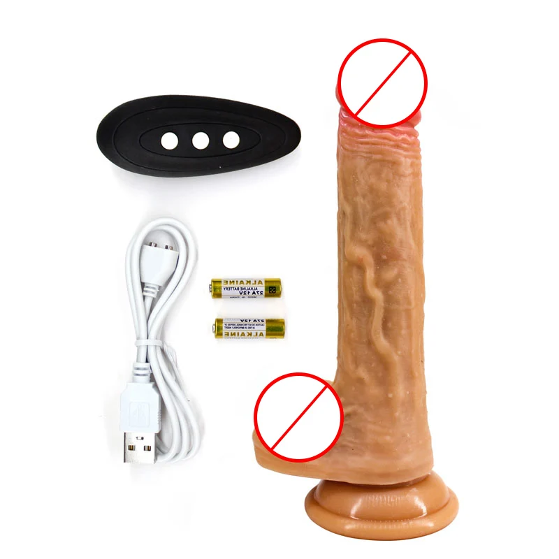 Silicone Artificial Penis Realistic Dildo With Heating Real Adult Sex toys For Women