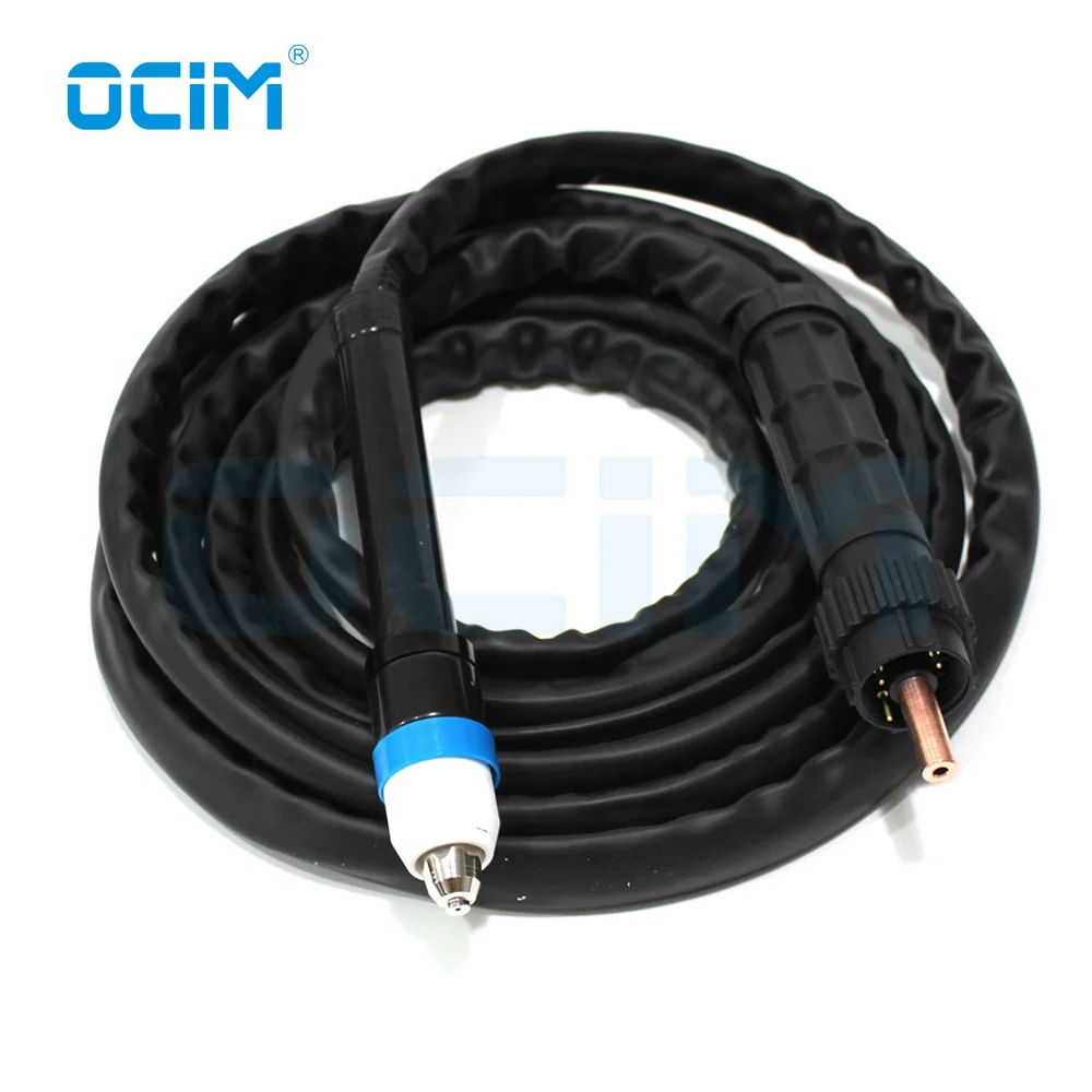 P80 прямая воздушно-плазменная режущая горелка длиной 5 м с евро-адаптером