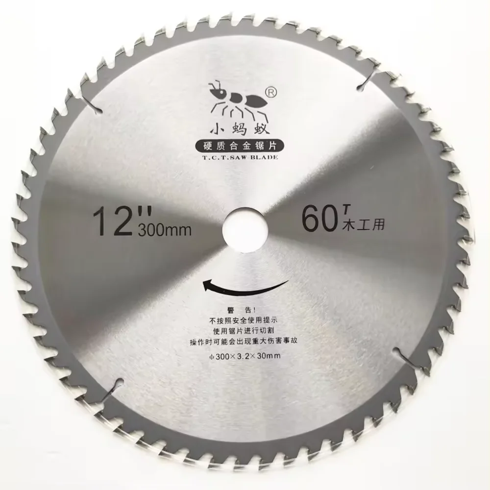 12in 300mm ATB  60TEETH 72T 80T 100T 120T 12 inch wood saw blade circular 305mm 300 mm tct saw blades for wood cutting