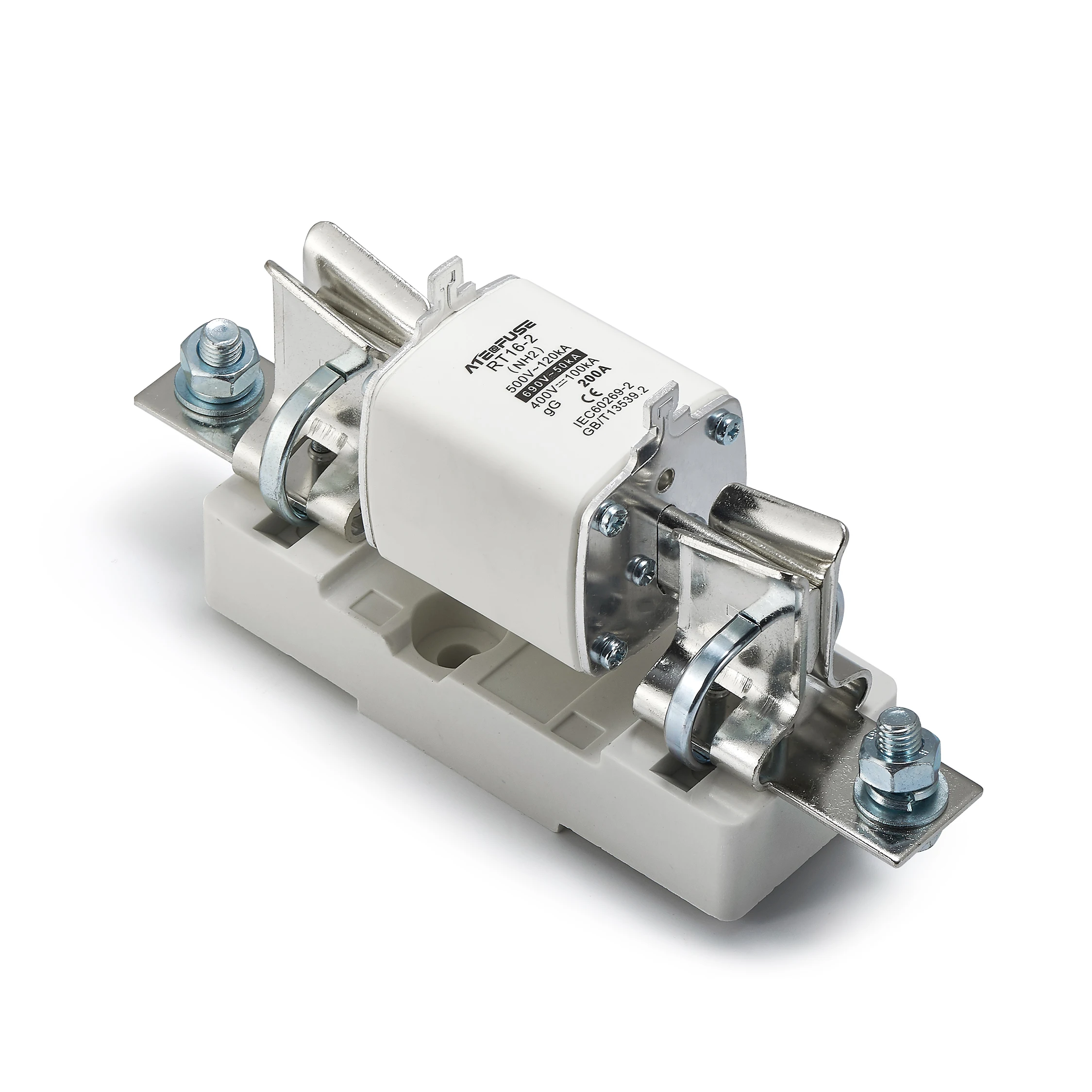 NH series double indicator NH2 fuse GG protection category ac690v/100ka breaking capacity