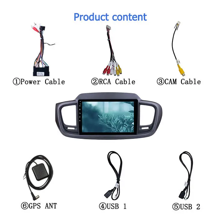 Video player car radio 10 inch oem 10.0 android head unit gps navigation system for KIA SORENTO 2015
