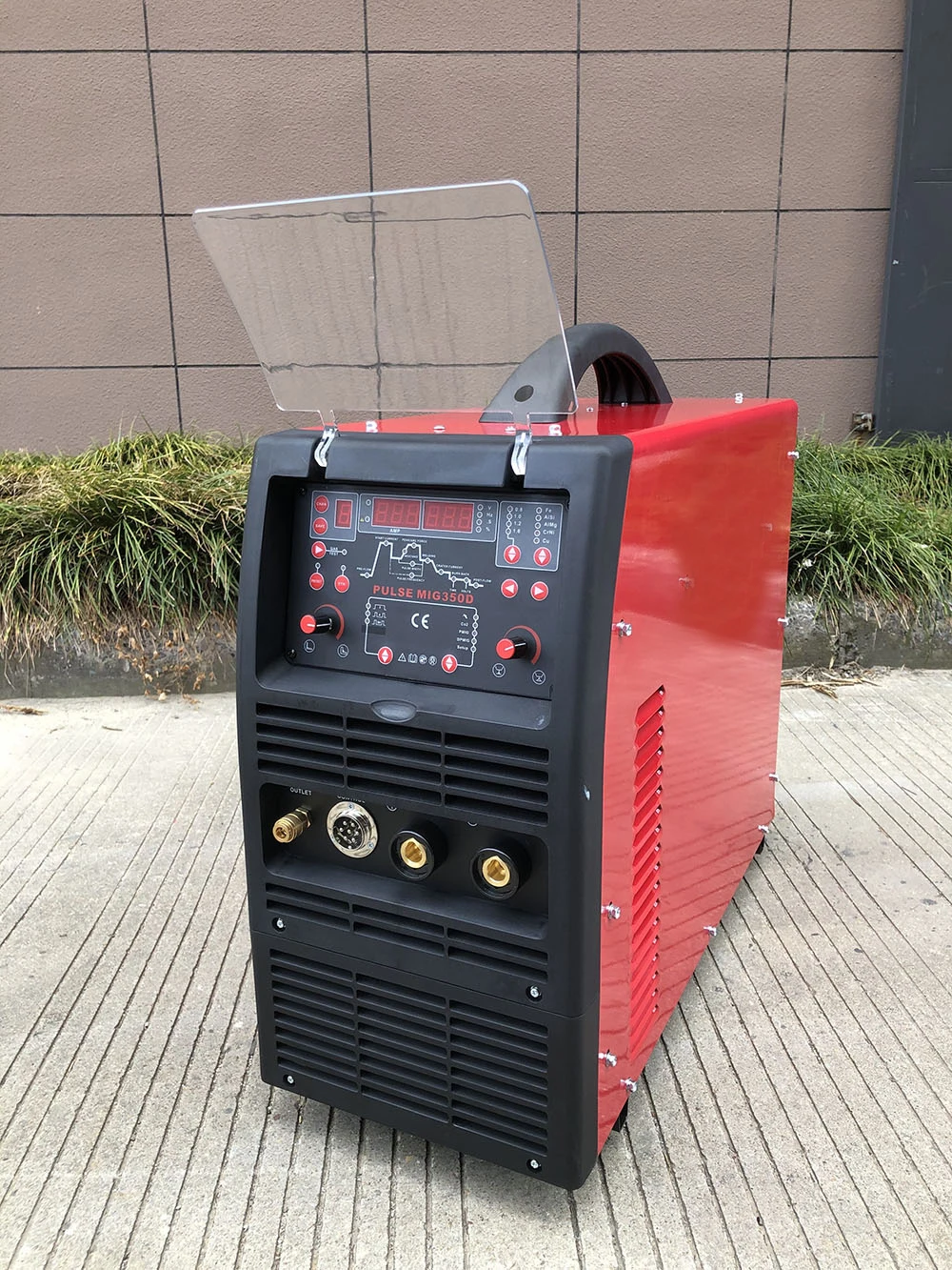 Industrial Digital Heavy Duty Double Pulse Mig Welder Aluminum Pulse MIG 350A Pulse MIG MMA Welding Machine With LED Display