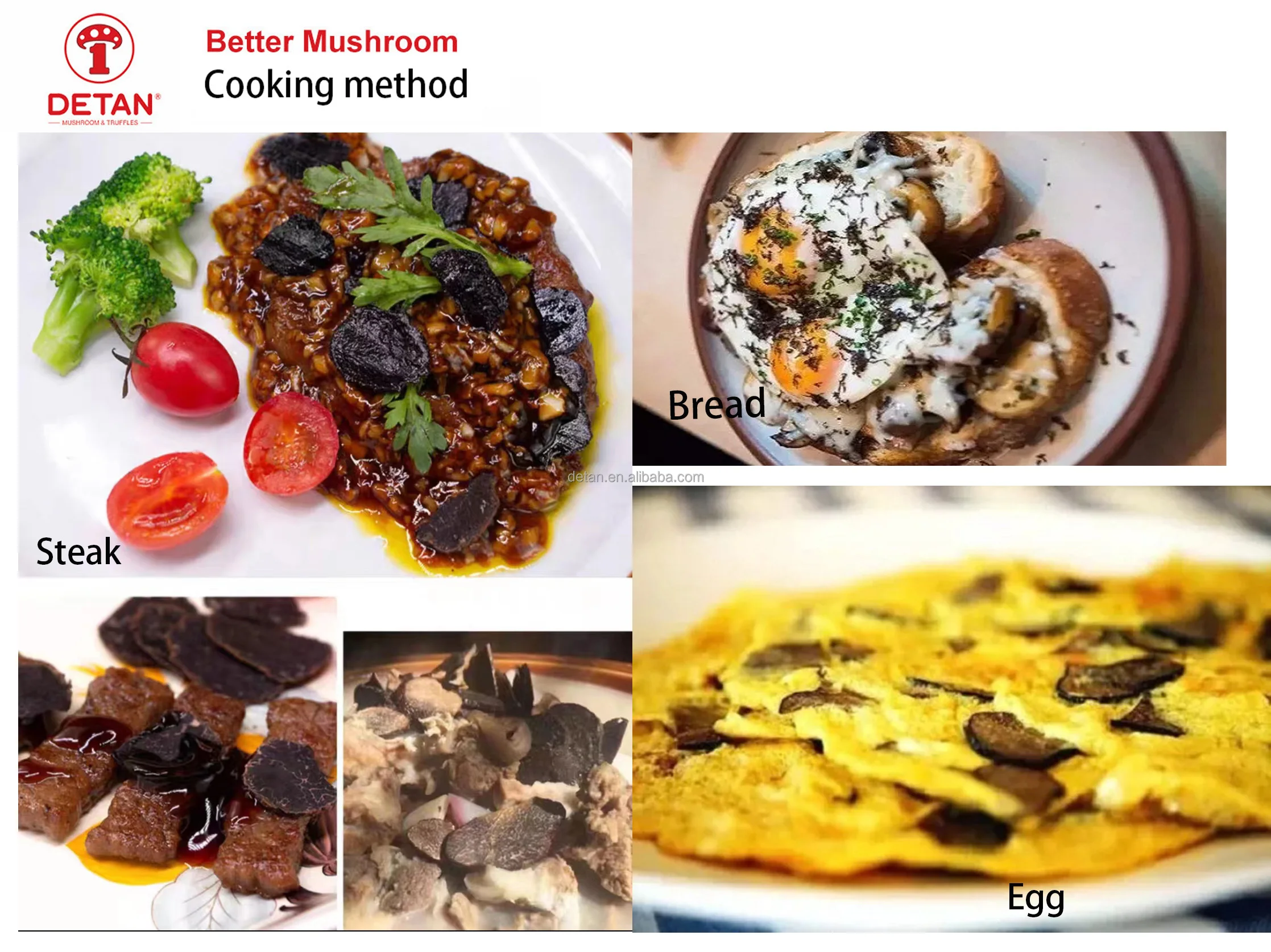 Natural Truffle Mushroom Chinese Wild Fresh Black Mushroom Truffle