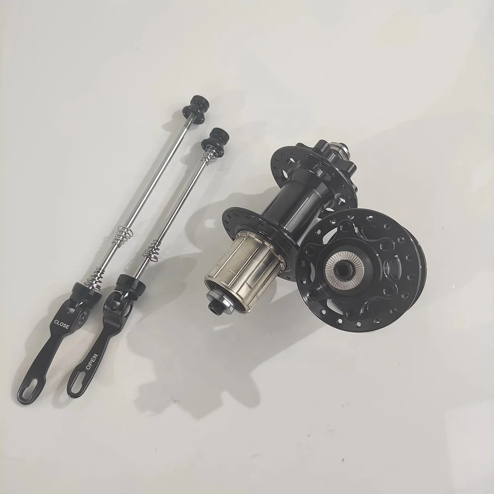 Bike Parts Front and Rear Wheel Bike Hub Set With Quick Release 24 28 32 36 Spoke Holes Sealed Bearing MTB Disc Bicycle Hubs