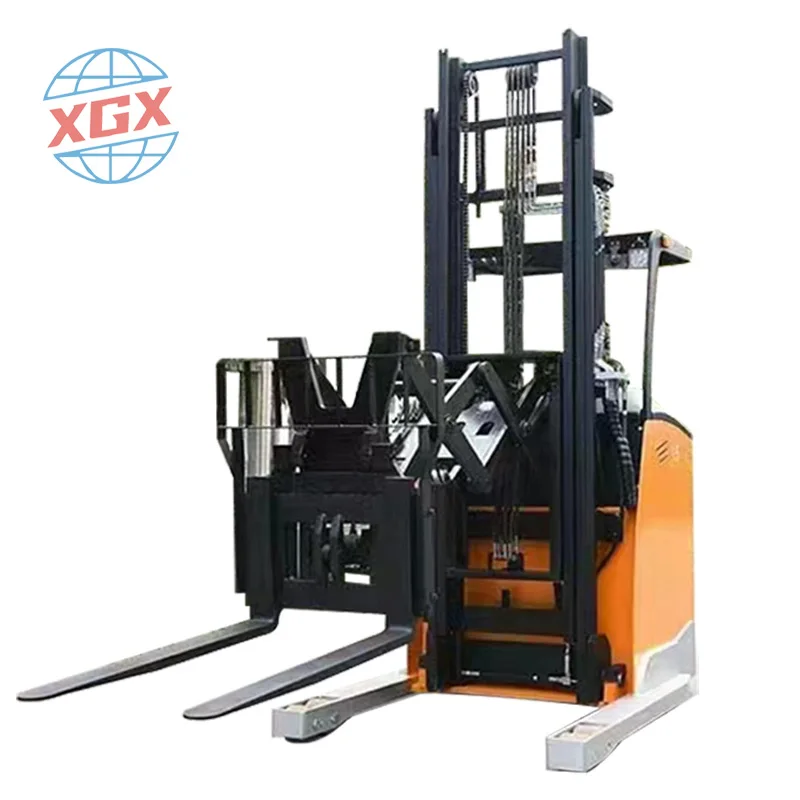 High Quality Electric Reach Truck 1.5 ton Double Scissors Reach Forklift In Stock