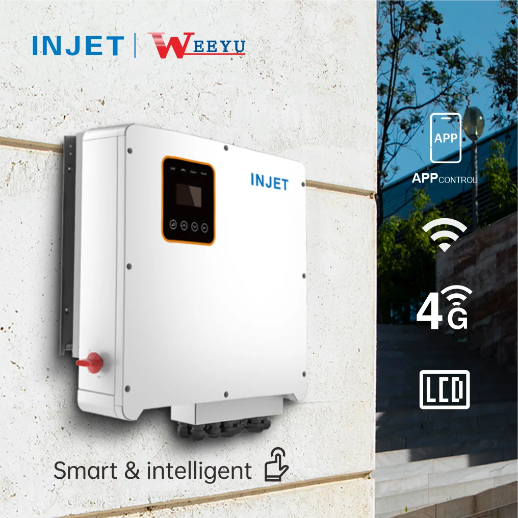 Hybrid Solar Inverter 8KVA 10KVA 12KVA 12KVA Hybrid Solar Inverter with WIFI 4G GPRS APP RS485 3 Phase Solar Inverter