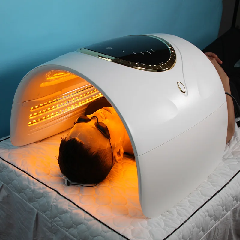 Professional 4 Color PDT LED Light Therapy Machine Red light Therapy LED Facial and Body Dome Beauty Instrument SPA Capsule