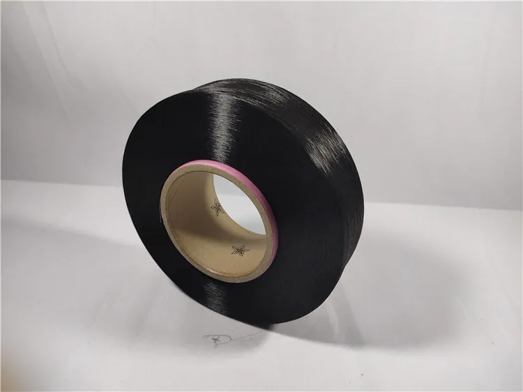 The most popular 40D black spandex yarn high resilience high quality black spandex