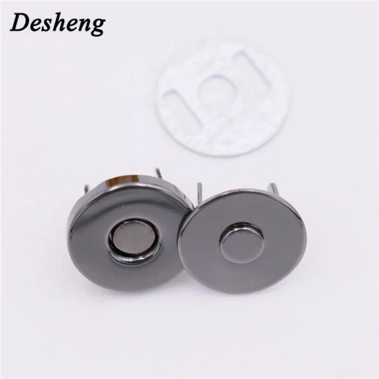 Zinc Alloy Gunmetal Nickle 12mm Magnetic Buttons Clothing for Leather Bags
