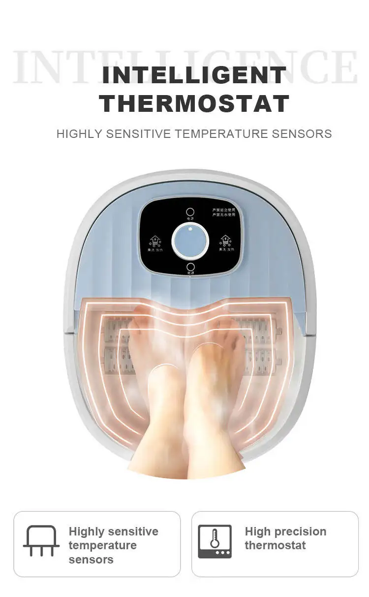 Kewang Newest Design Electronic All Auto Bath Spa Foot Massage Wholesale Electric Infrared Foot bath Spa Massager
