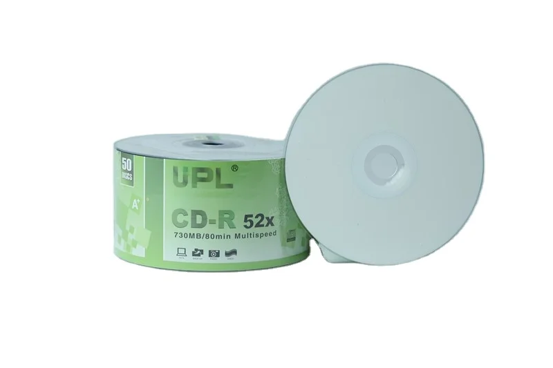 Full face white inkjet printable blank cd-r  in bulk