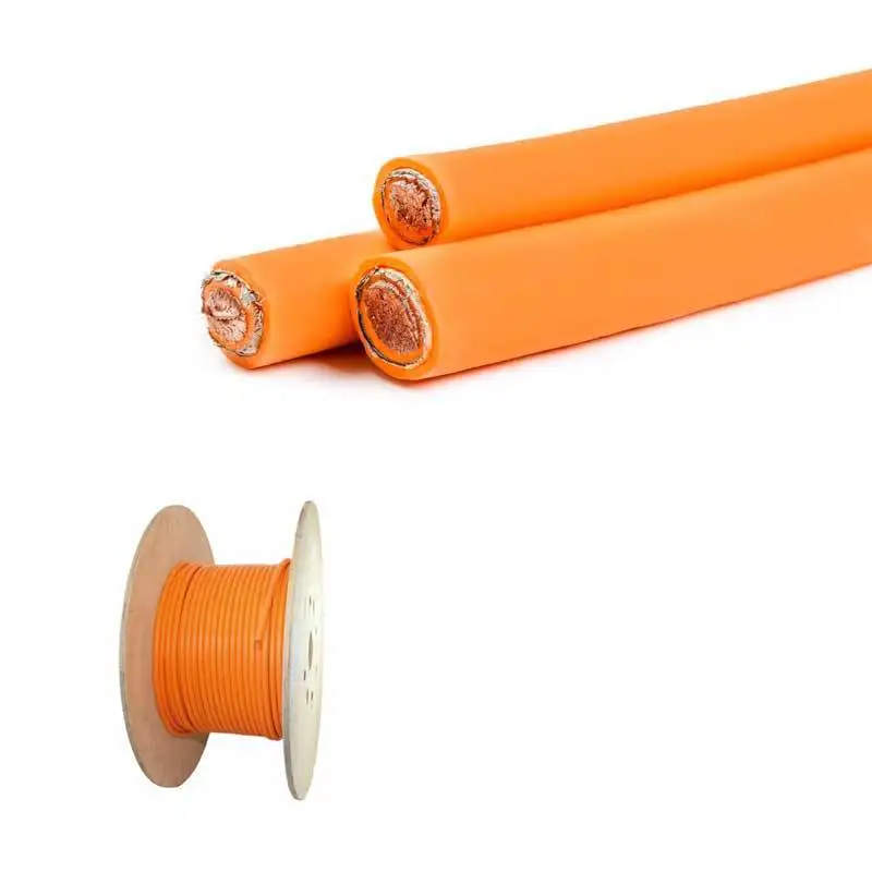 High Temperature Stranded Copper XLPO insulation Orange HV shielded Cable for EV 2.5mm2 to 120mm2  Shielded HV Cable Safety