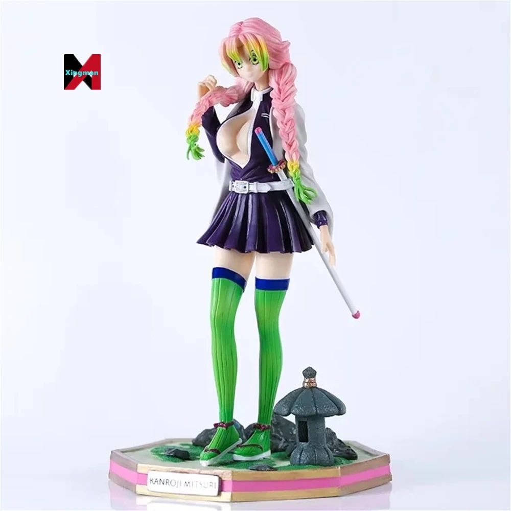 Demoned A Slayer Pillar Of Love Mitsuri Action Figure Decoration Toy Pvc Model Japanese Anime Figurine Toys