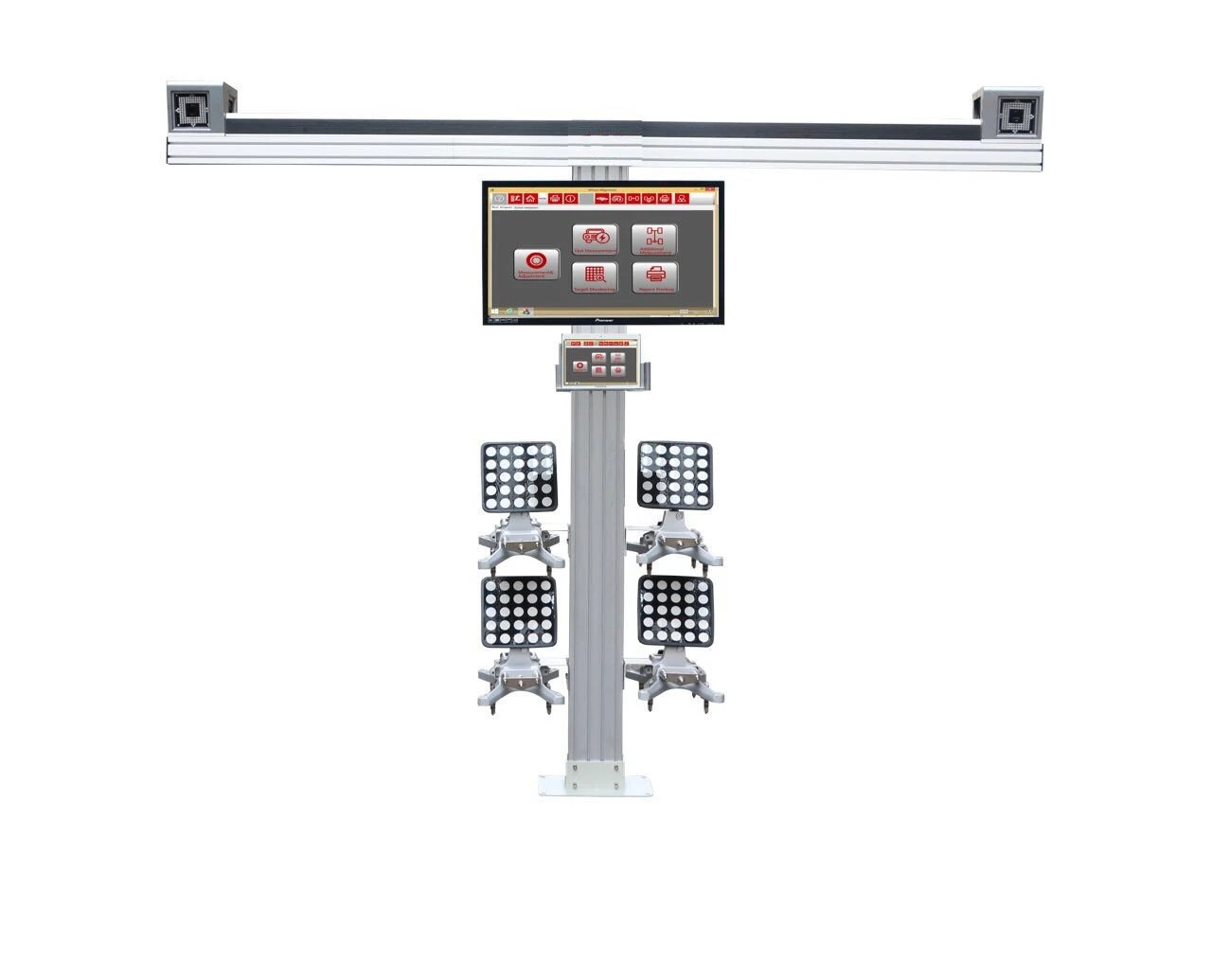 Cloud 3D Three cameras android system and tablet High quality 3D Four-wheel alignment machine wheel aligner system