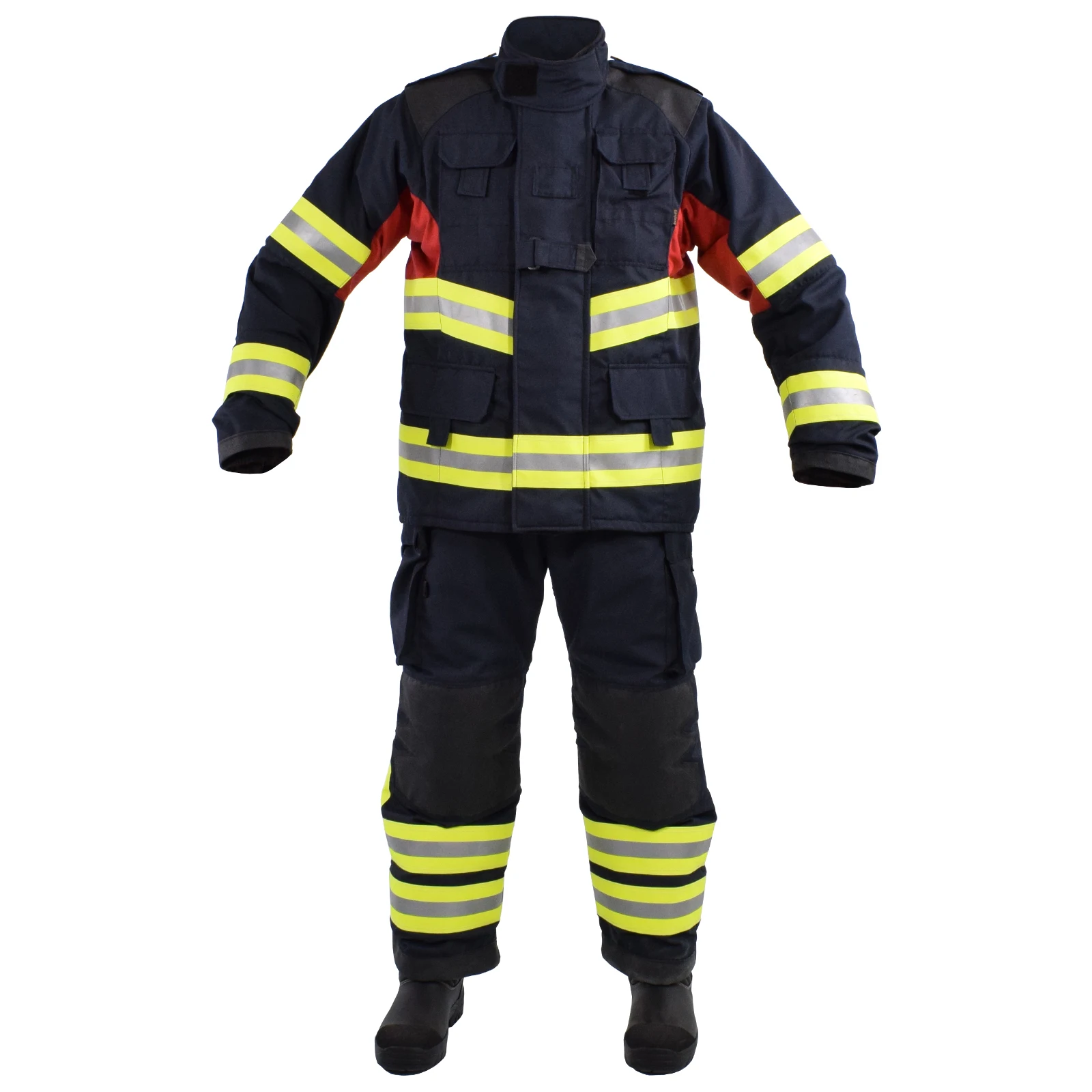 High Quality  Fire Resistant Workwear Fire Fighting Suit Reflective Clothing