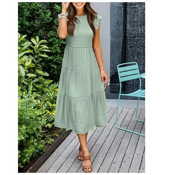 2022 New Style Fashion Dresses Women Lady Elegant Summer Dress For Selling