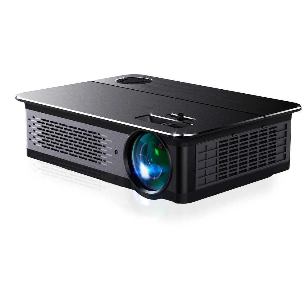 Transjee Projector High Lumens Native 1920x1080P Full Hd 20000:1 Projectors Keystone Correction Support LCD Led Projector