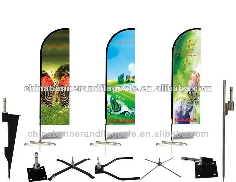 Customized Teardrop Event Banner for car exhibition show