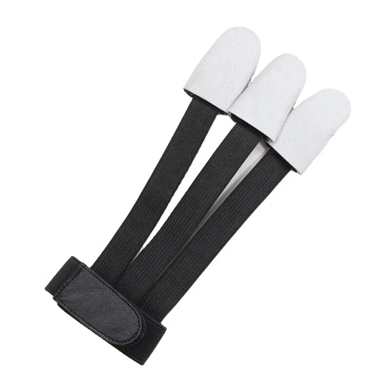 
Archery Finger Protector Shoot Gloves Arrow Bow Hunting Archers Leather Shooting 3 Fingers Glove 