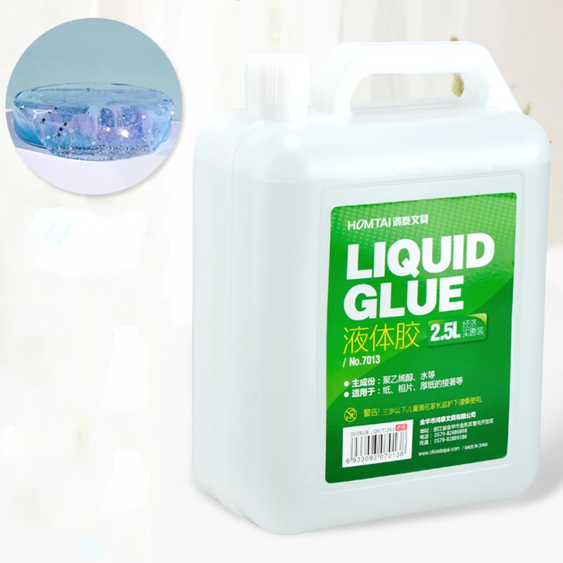 
Wholesale factory direct old recipe Korean 2.5L liquid glue for the production of Slimes 