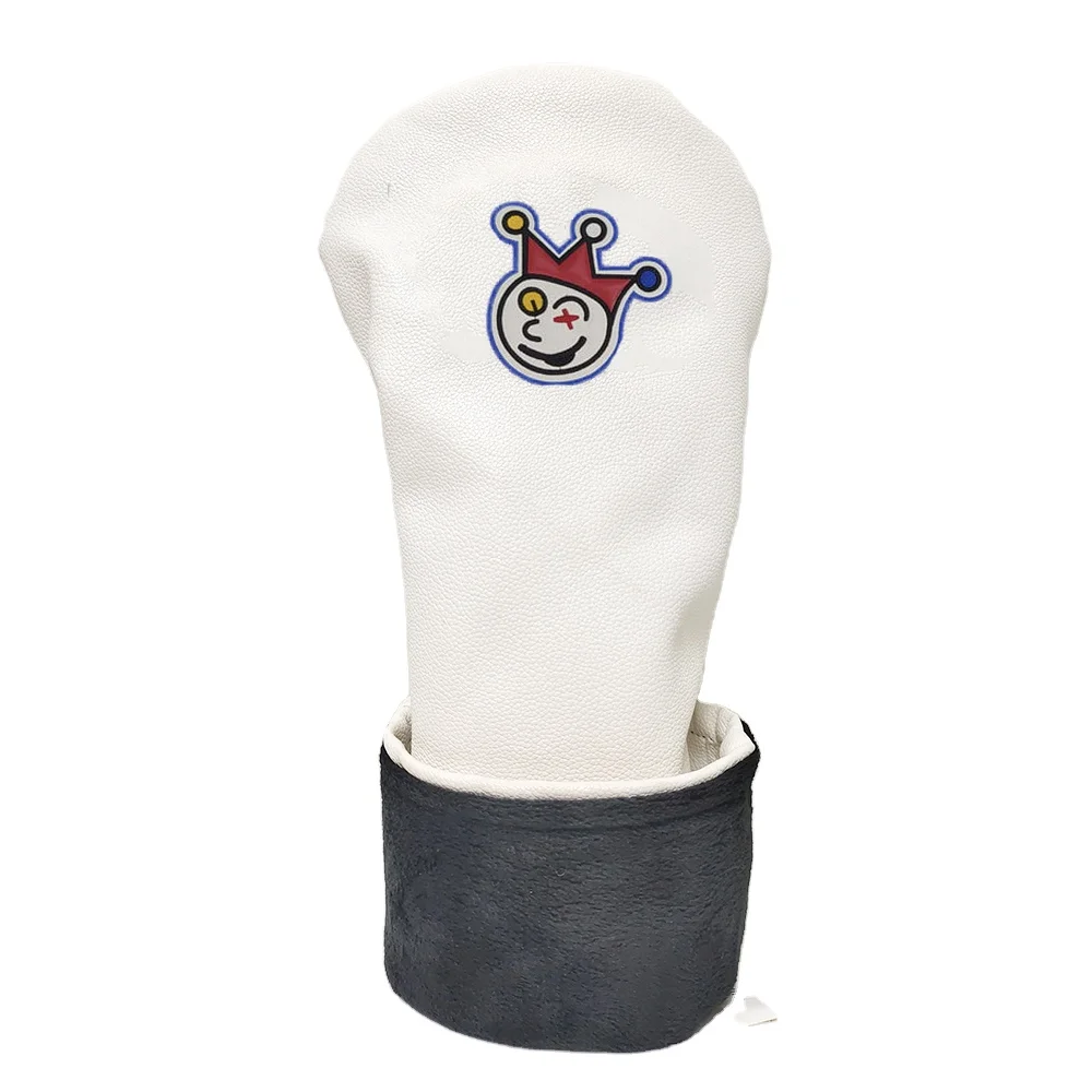 Hot Selling PU Leather Embroidery Printed Logo Golf Driver Wood Headcover Customized Golf Club Head Cover