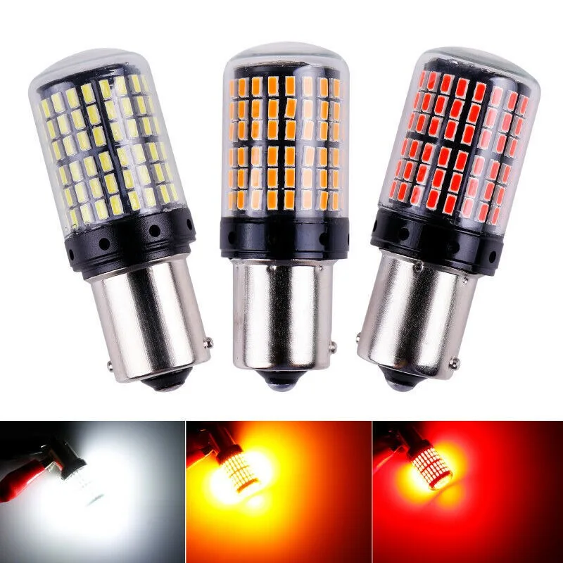 extra high led light support for car T20 7440 w21w 3014 4014 144 SMD 7443 1156 BA15S 1157 BAY15D for led turn signal lights bulb