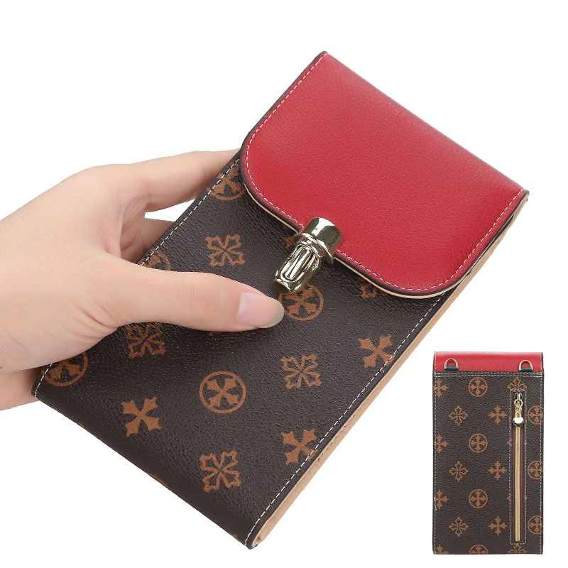 Multi-function Women Long Purse PU Leather Lady Phone Clutch Bags Ladies And Wallets