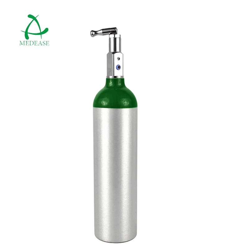 1l 2l 3l 5l 8l 10l Aluminum Cylinder Medical Oxygen Gas Cylinder With Valve And Regulator For Ambulance Hospital