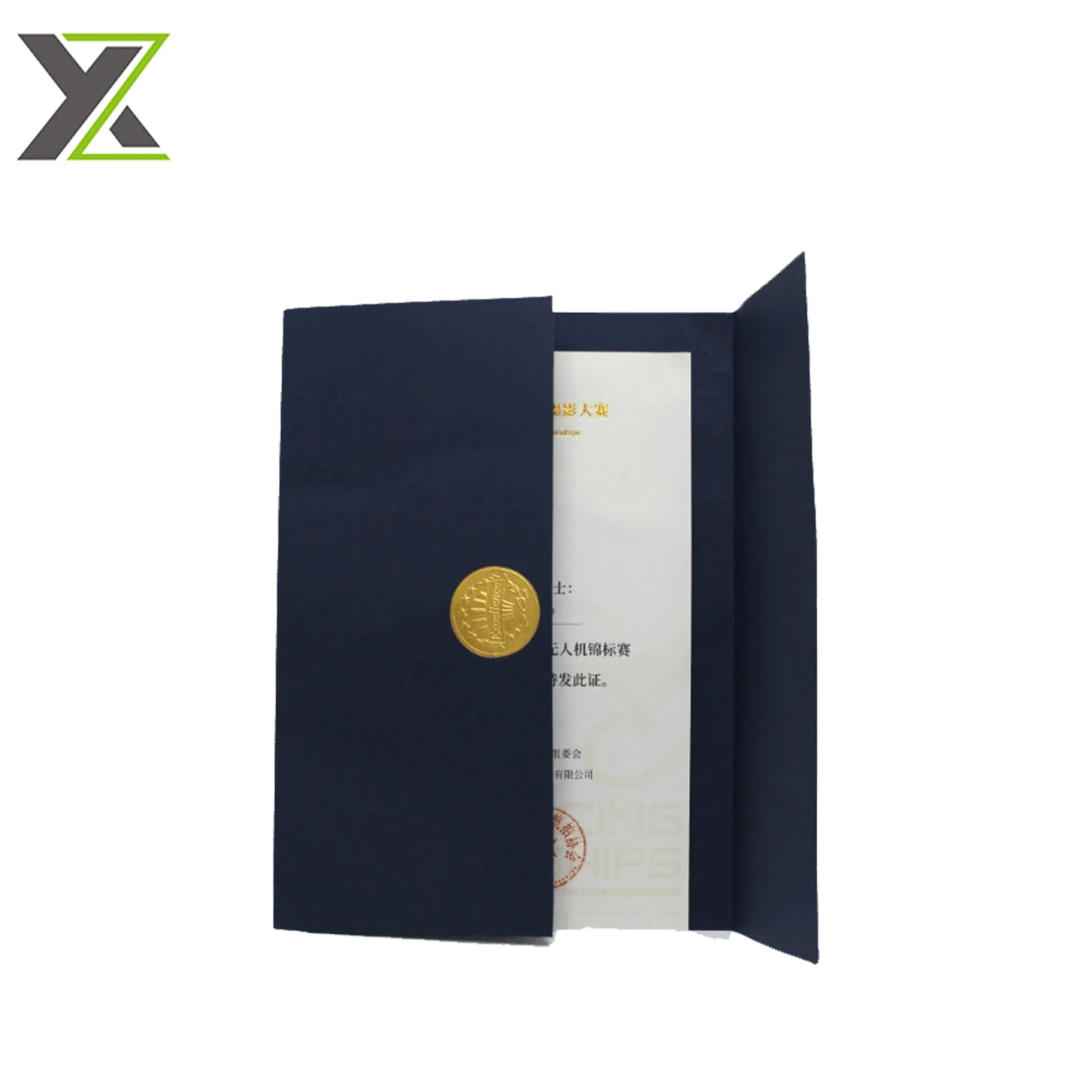 Custom unmanned aerial vehicle photomicrography contest certificate paper with envelope