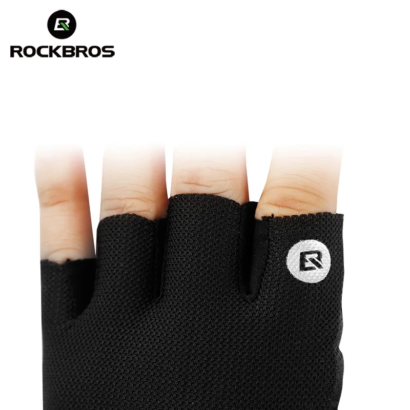  Оптовая продажа дышащие велосипедные перчатки ROCKBROS спортивные с полупальцами гоночные гелевые противоударные для горного