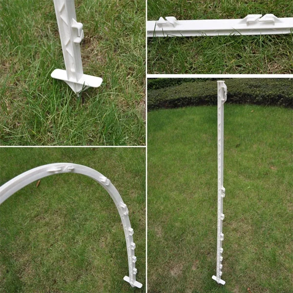 Step-In Fence Post Electric Fence Post With Holders For Ranch Farm