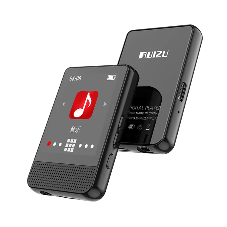 ruizu newest 2021 mp3 player support fm radio voice recording Video ebook built-in speaker