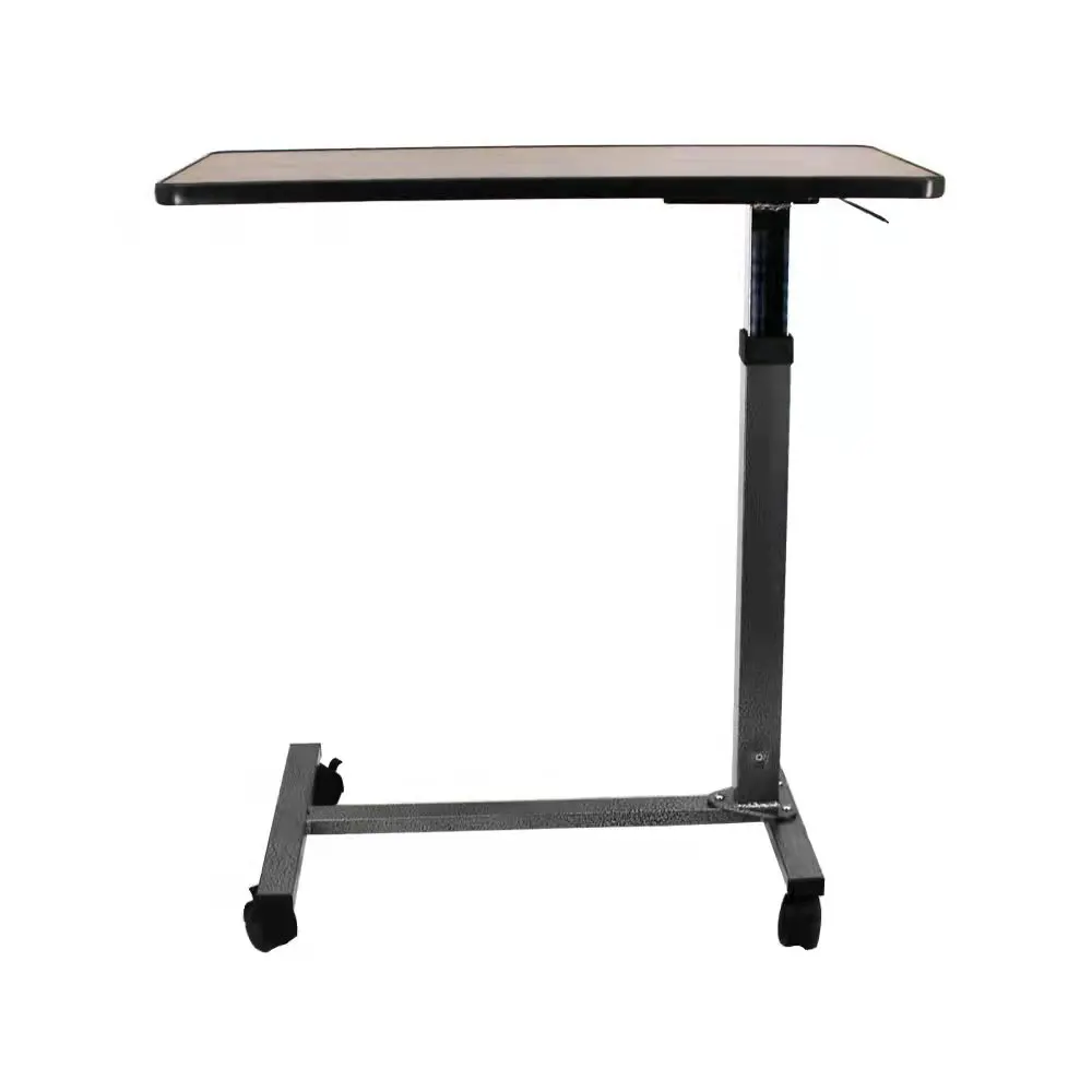 Export style composite wooden hydraulic valve lifter rotating 360 degree height adjustable beside overbed table