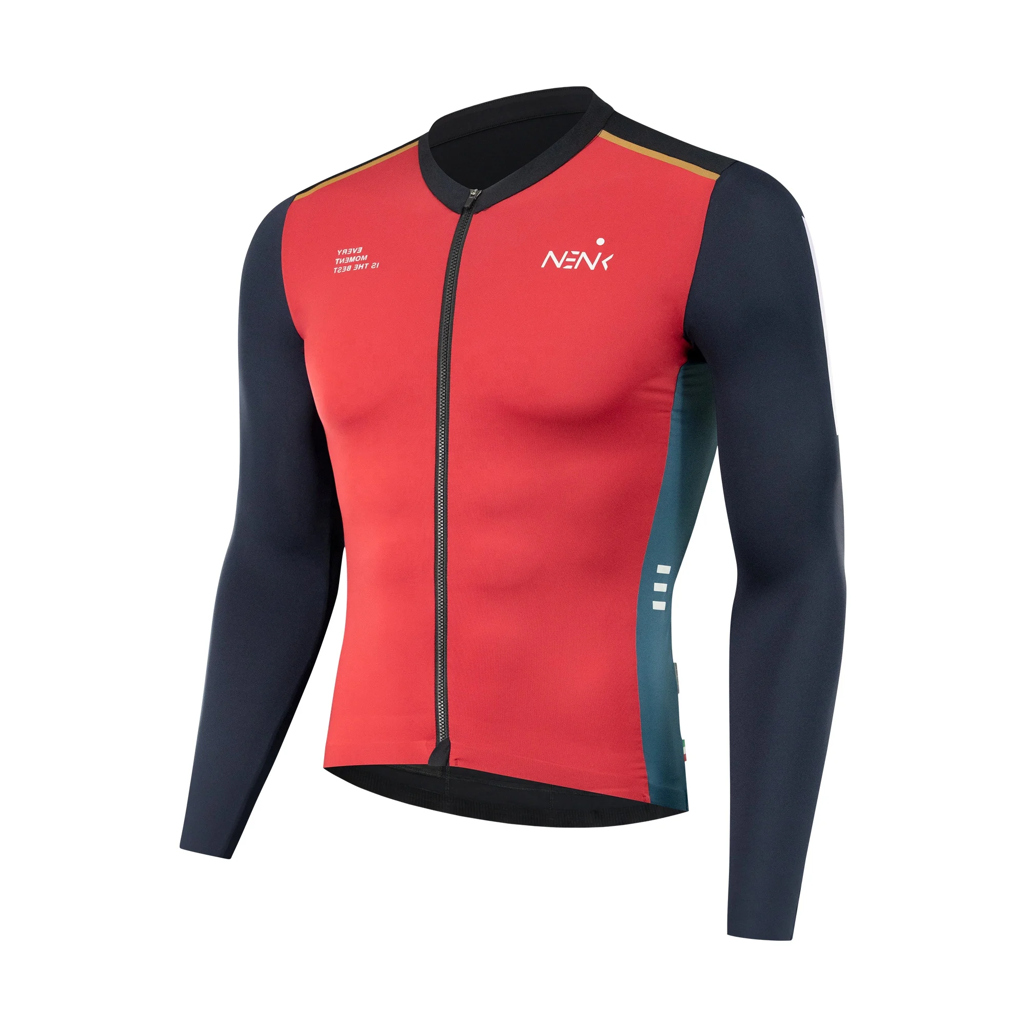 Low MOQ custom design pro racing cycling jersey long sleeve men women for couples with private label