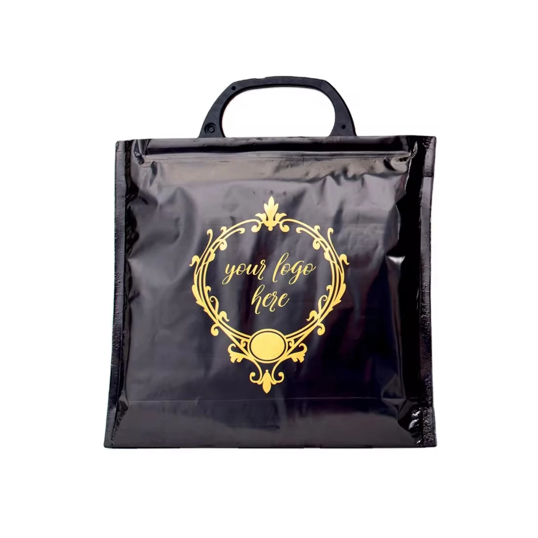 Custom Wholesale Small Insulated Thermal Lunch Grocery Bag Disposable Plastic Thermal Bag for Food Aluminium Bag