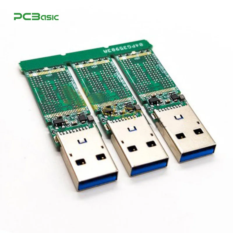 Pcbasic Docking Station Sd Card Memory Stick 2.0 Drive Usb Flash Memory Pcba