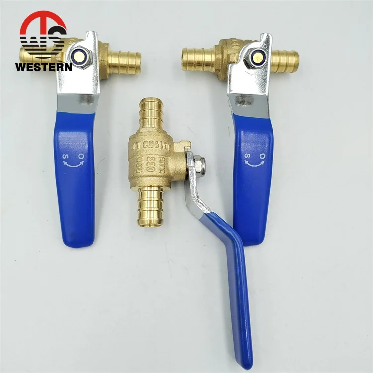 good price China valve manufacturer  supplier verified Pex x Pex brass ball valves for pex pipe