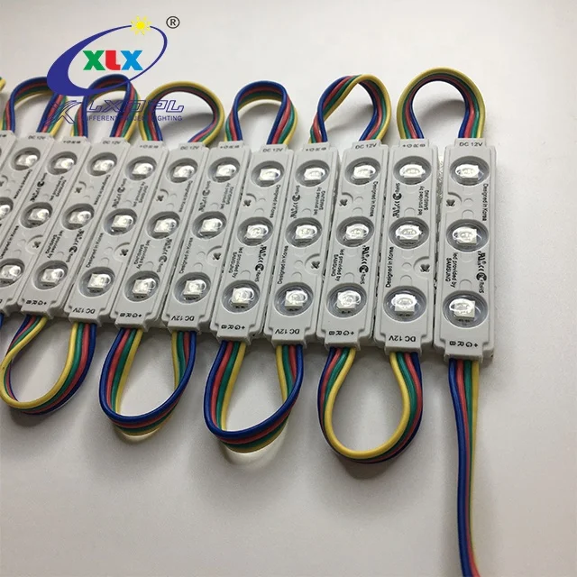 Светодиодный RGB модуль заливки высокой освещенности рекламный знак световой SMD5050 1 Вт 12 в светящийся светодиод