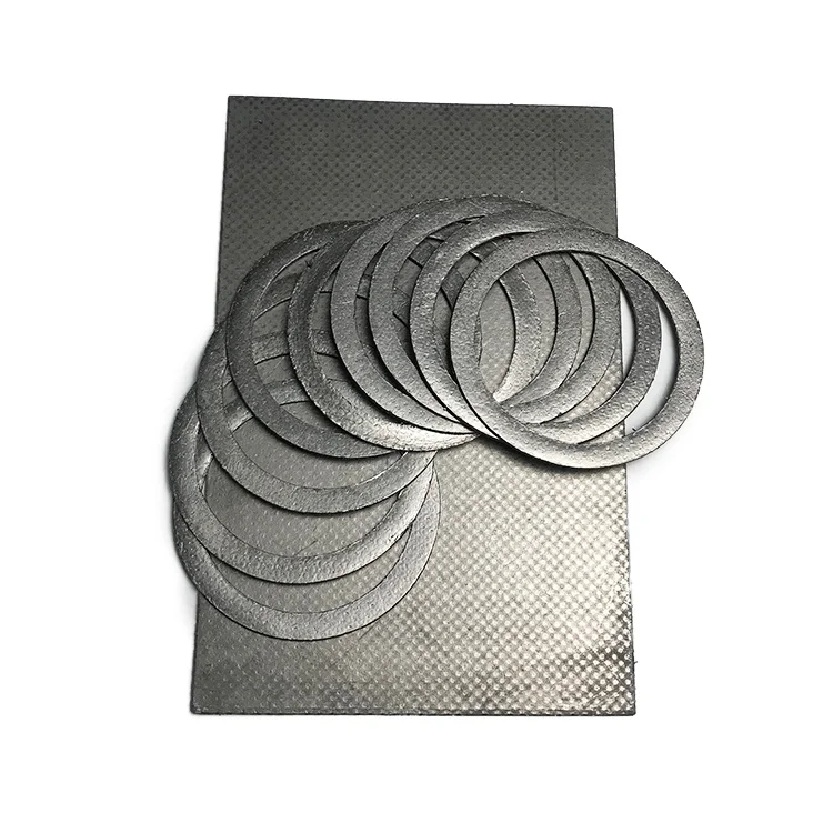 Excellent Compressbility Composite Graphite Sheet with Perforated SS304 316 Inserted