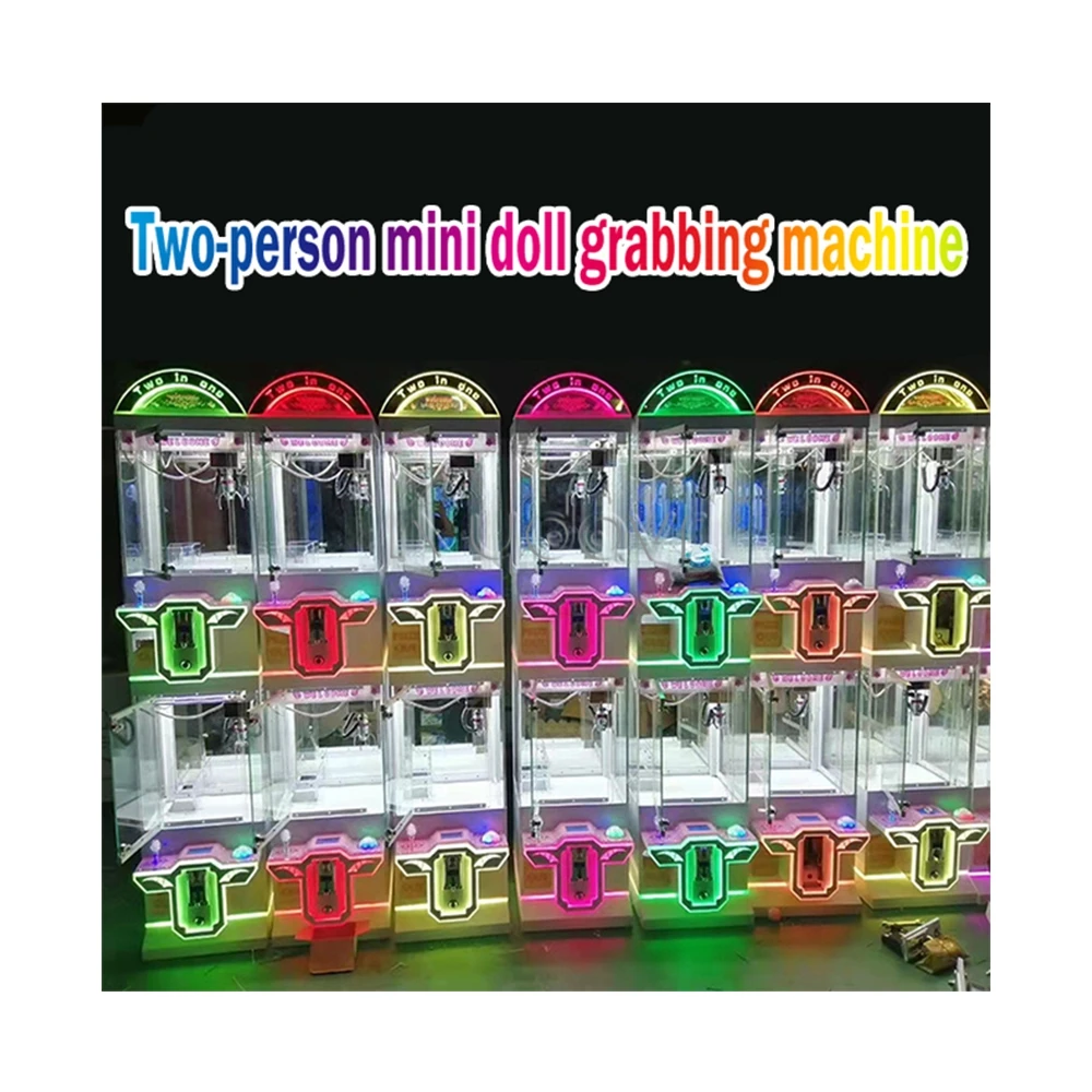 Wholesale commercial mini custom bill acceptor teddy bear plush gift toys arcade crane game elaut claw machine malaysia