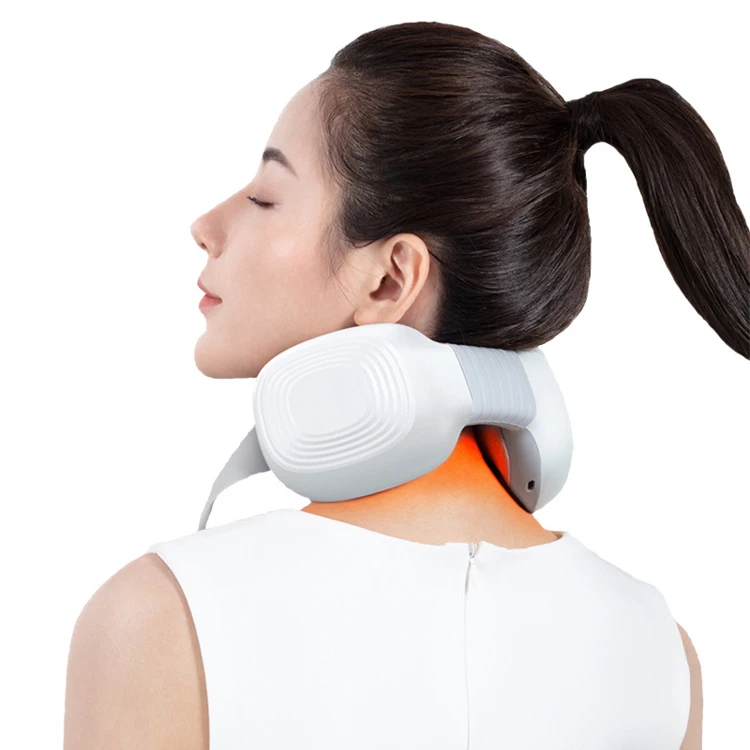 OEM New Arrival Cervical Massager Electric Heat Intelligent Neck Massager With Silicon Belt