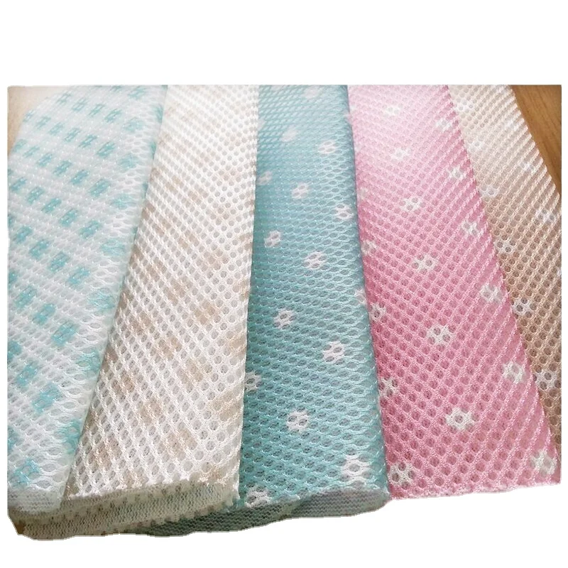 Breathable 3D mesh fabric for playpen and Printing Style 100% Polyester Fabric