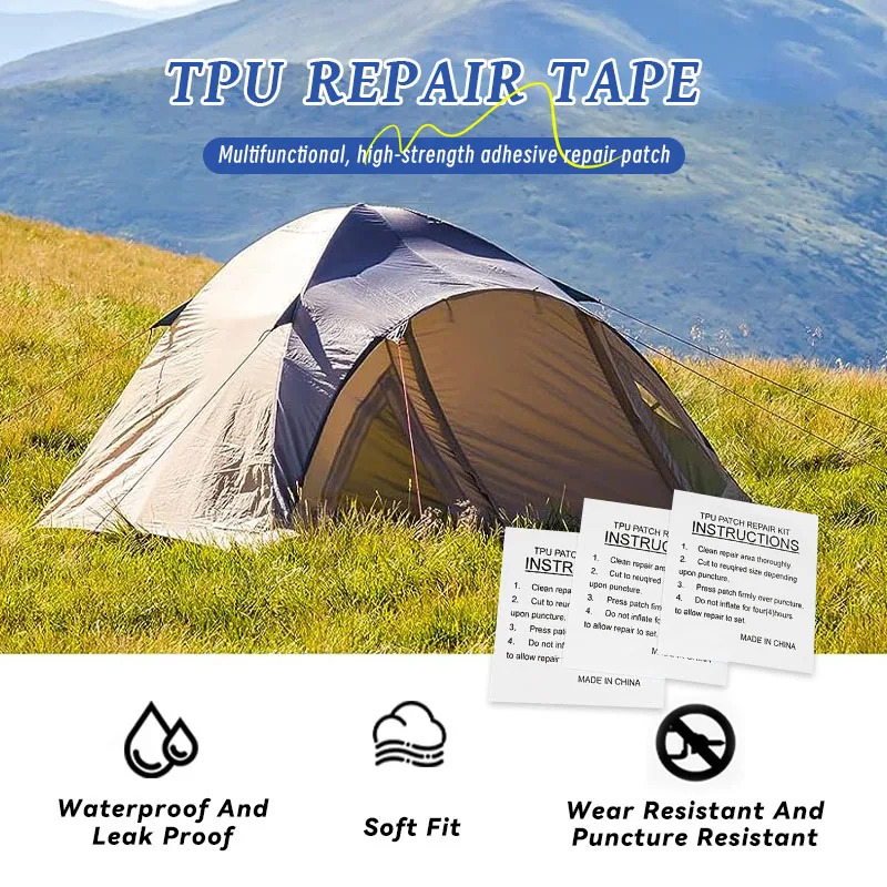 Custom Service Factory Wholesale TPU Tapes Super transparent TPU repair Tape Support logo Printed