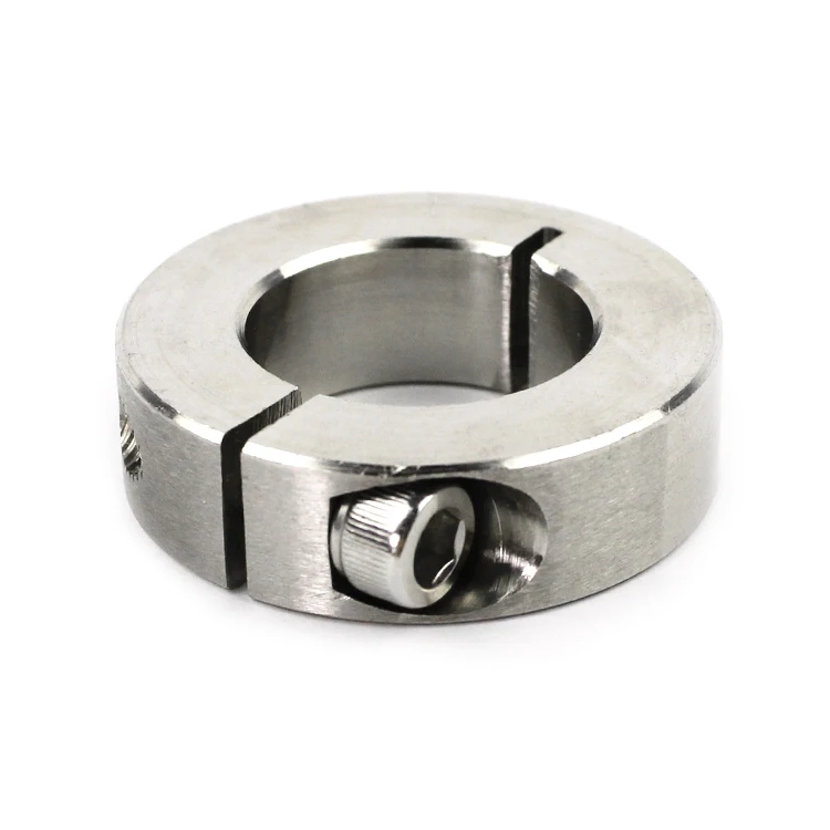 Anodizing aluminium shaft collar Double Split clamping shaft collars set screw shaft collar zinc coating