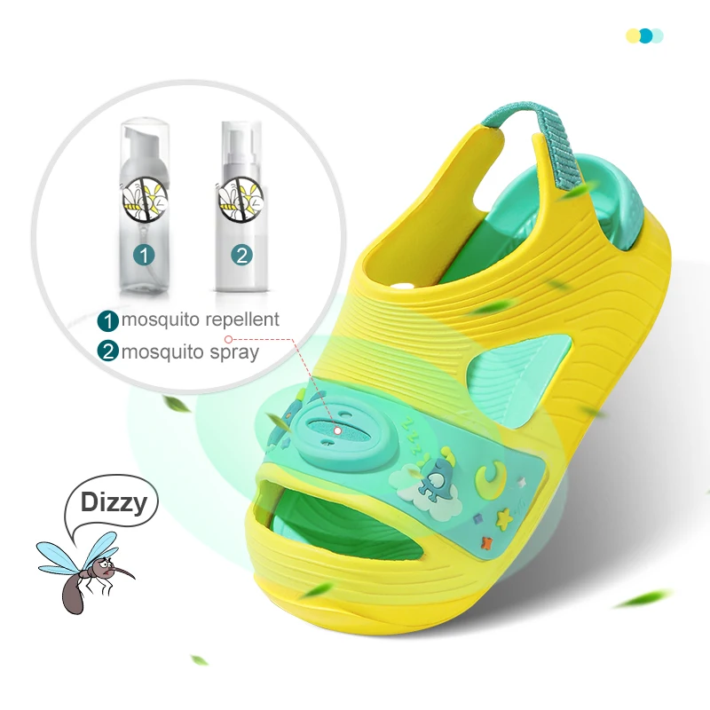 2021 New Arrivals EVA Removable Insole Breathable Girl Toe Closed Shoes EVA Summer Sandals For Children