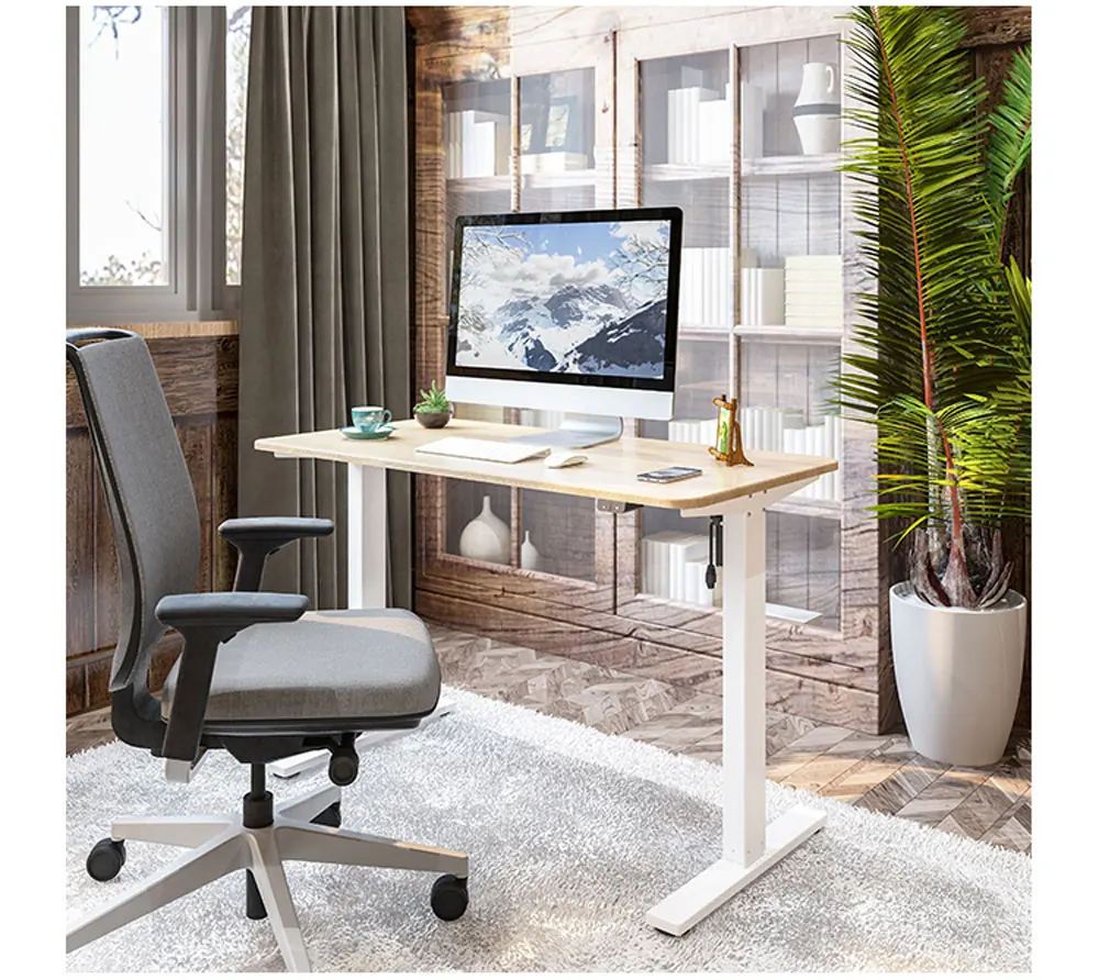 Office Table Frame Electric Height Adjustable Desk Frame Stand Up Ergonomic Electric Lift Table Legs Office Furniture