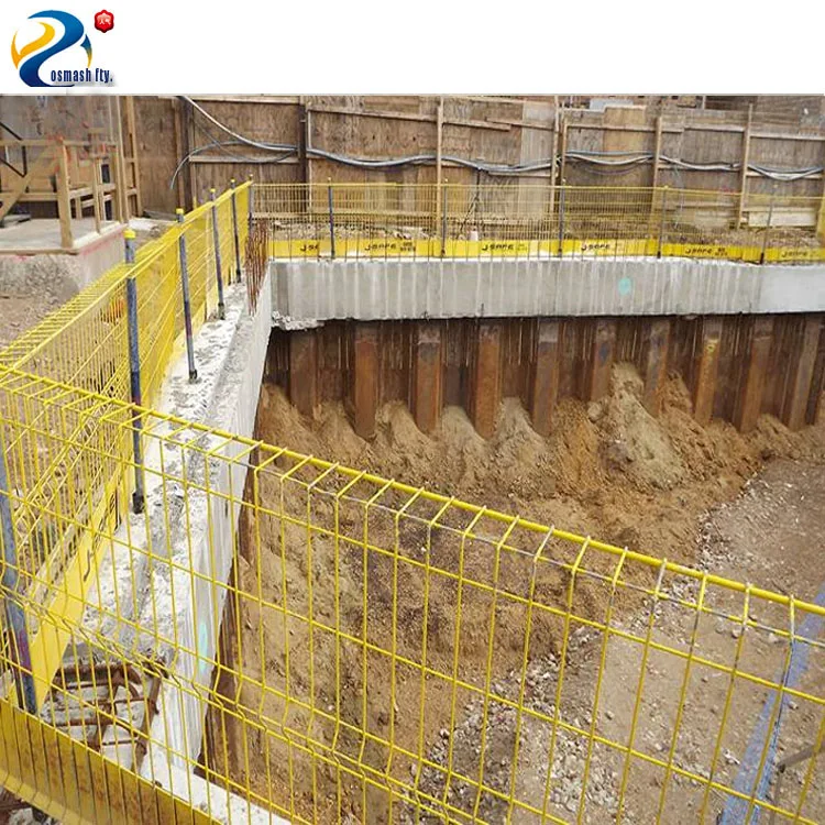 construction steel iron wire mesh barrier safety edge Combination safe fall protection panel
