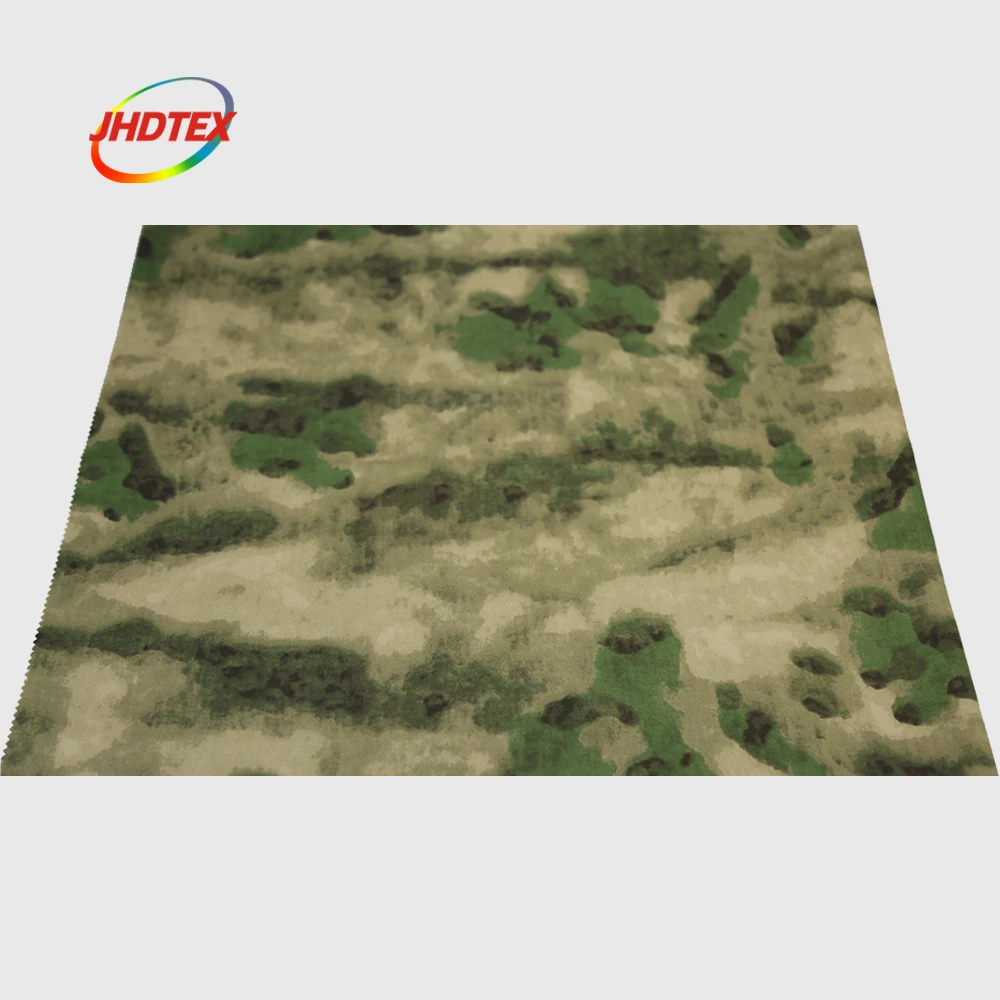 JHDTEX anti ir hunting blind nylon pu coated snow camouflage 100% polyester woven fabric for russia